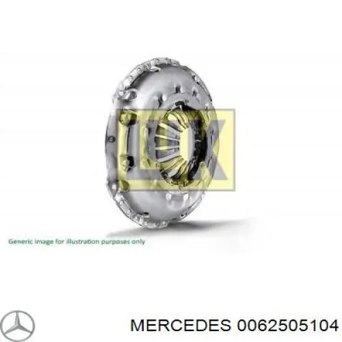 A0062505104 Mercedes plato de presión del embrague