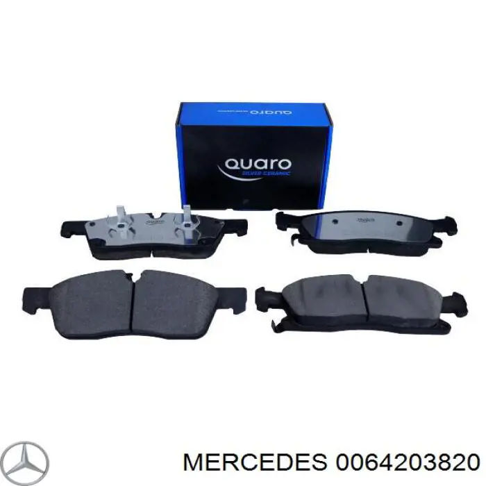 0064203820 Mercedes pastillas de freno delanteras