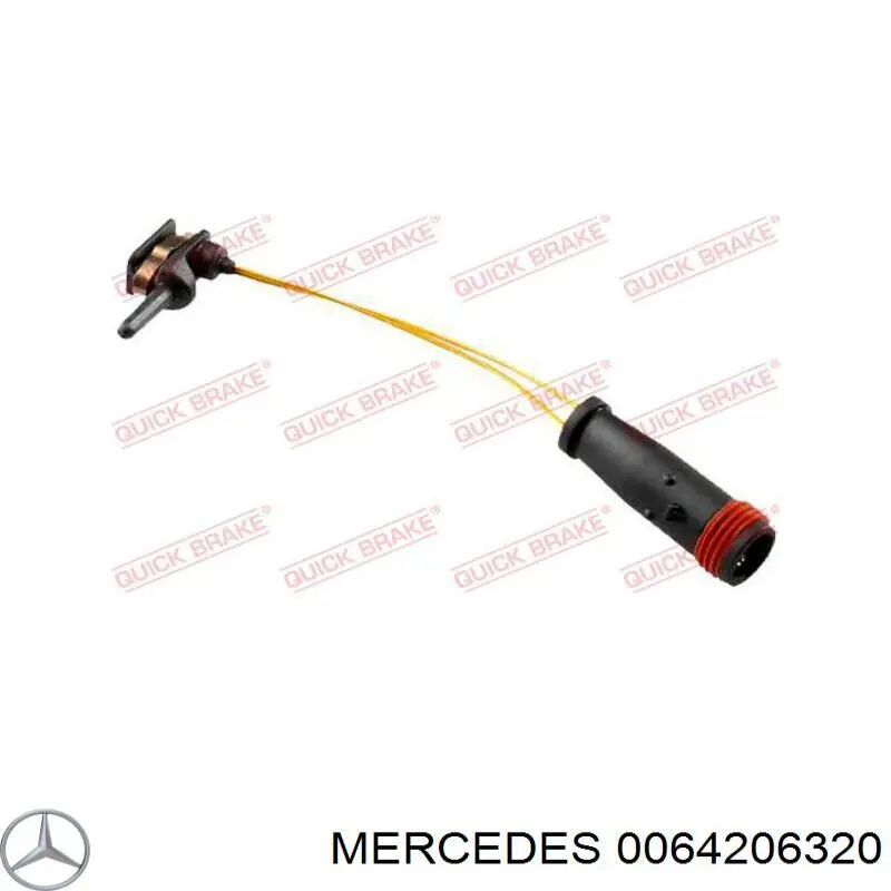 0064206320 Mercedes pastillas de freno traseras