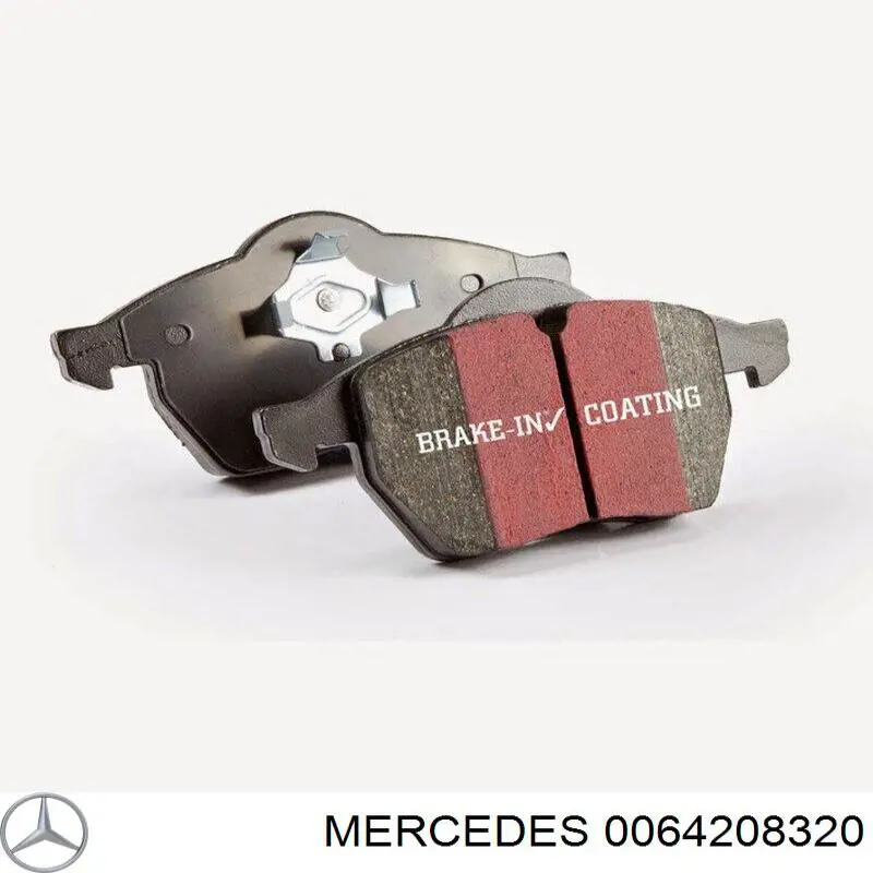 0064208320 Mercedes pastillas de freno traseras