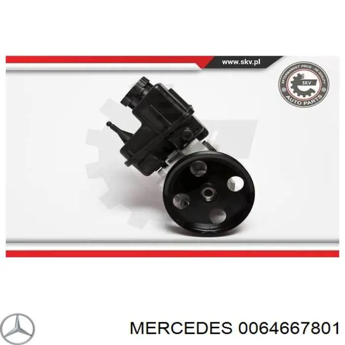 0064667801 Mercedes bomba hidráulica de dirección