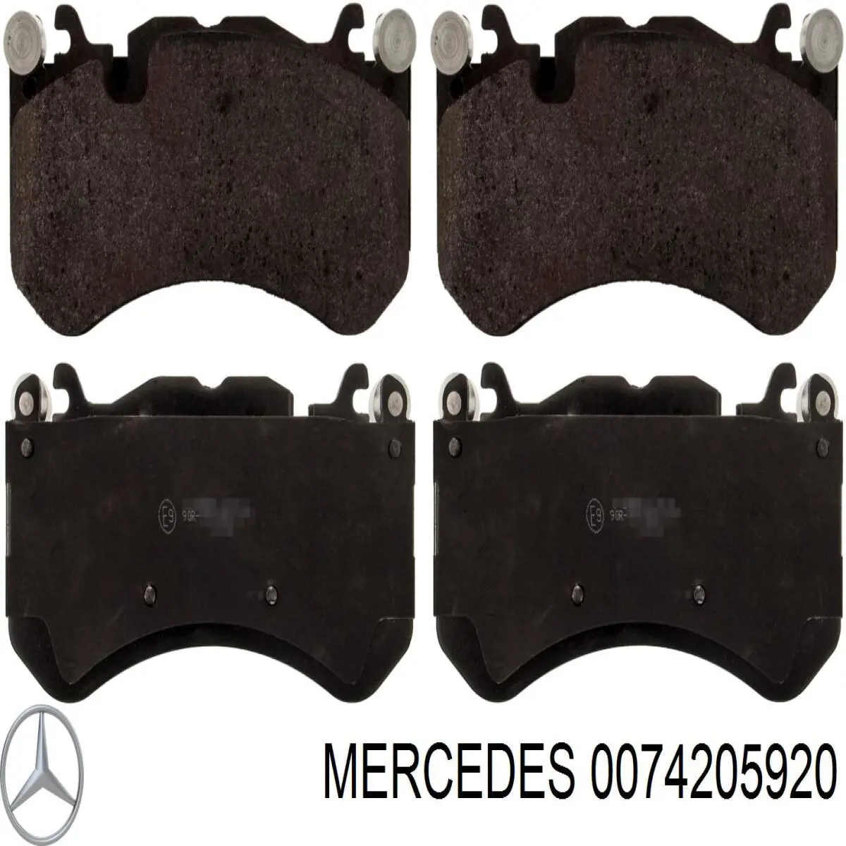 0074205920 Mercedes pastillas de freno delanteras