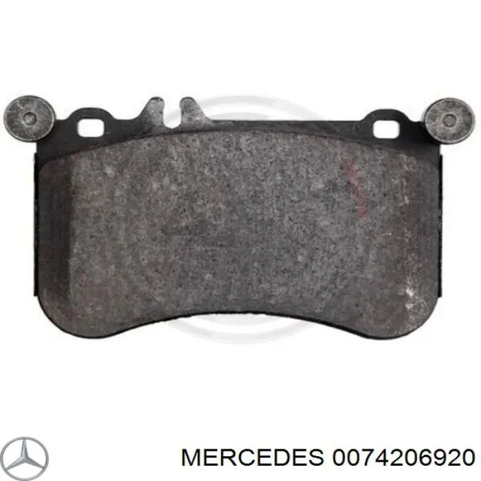 0074206920 Mercedes pastillas de freno delanteras