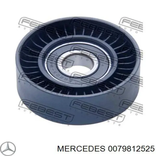 0079812525 Mercedes cojinete guía, embrague