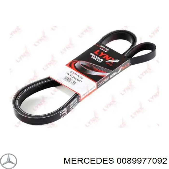 0089977092 Mercedes correa trapezoidal