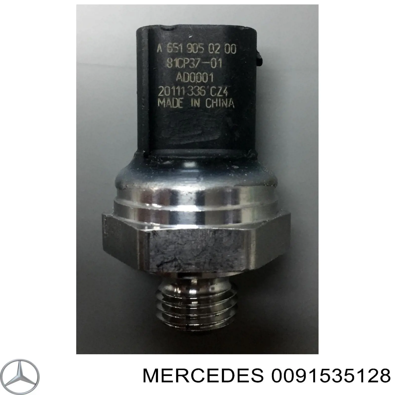 0091535128 Mercedes sensor de presion de escape