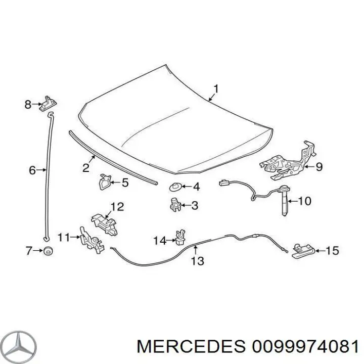 A0099974081 Mercedes 