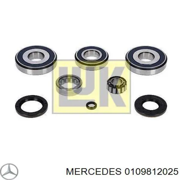 0109812025 Mercedes cojinete del eje de salida de la caja de engranaje