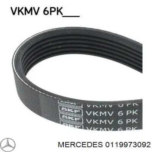 0119973092 Mercedes correa trapezoidal