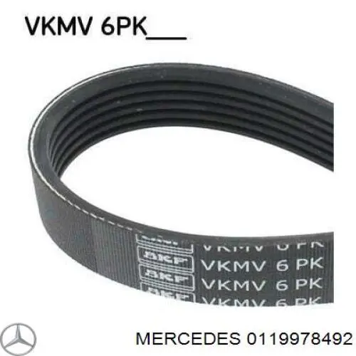 0119978492 Mercedes correa trapezoidal