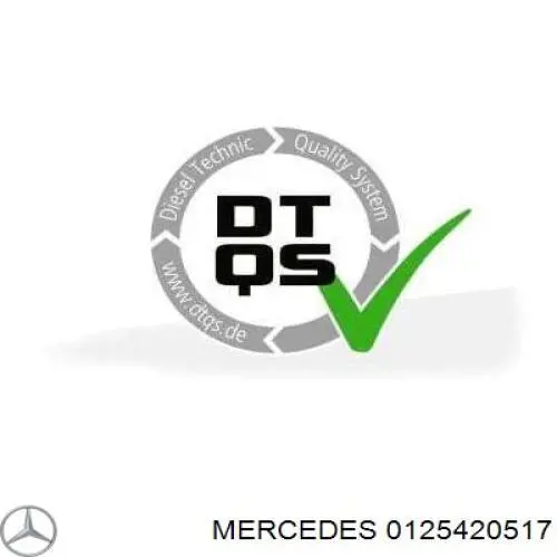 0125420517 Mercedes indicador, presión del aceite