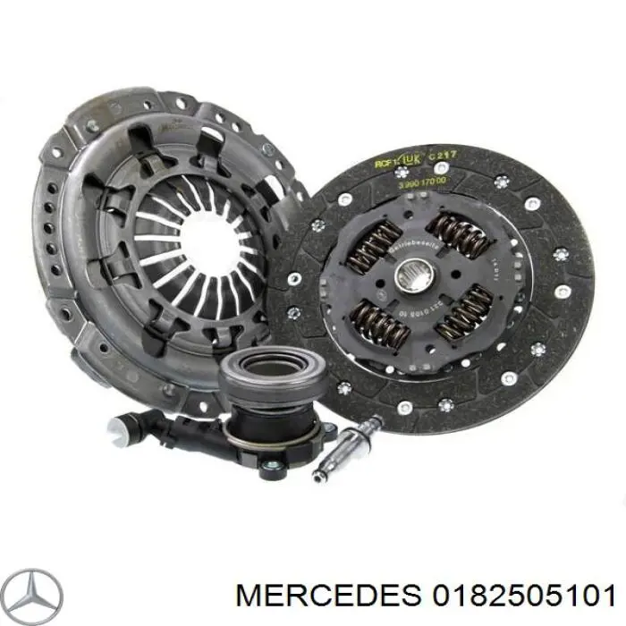 0182505101 Mercedes kit de embrague (3 partes)