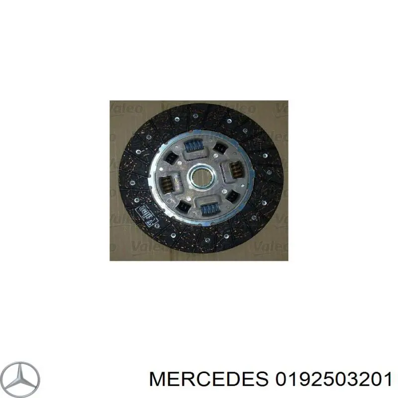 0192503201 Mercedes kit de embrague (3 partes)