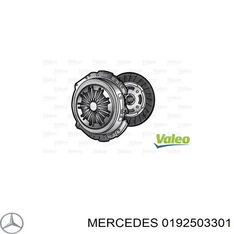 0192503301 Mercedes kit de embrague (3 partes)