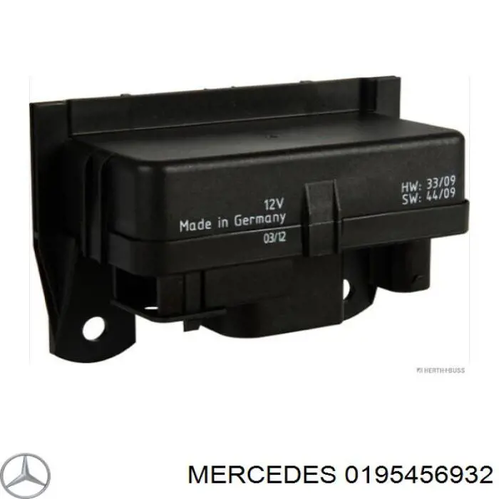 0195456932 Mercedes relé de bujía de precalentamiento