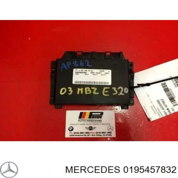 0195457832 Mercedes modulo de control electronico (ecu)