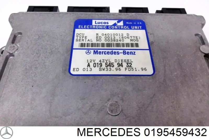 0195459432 Mercedes centralina del motor / modulo de control del motor (ecu)