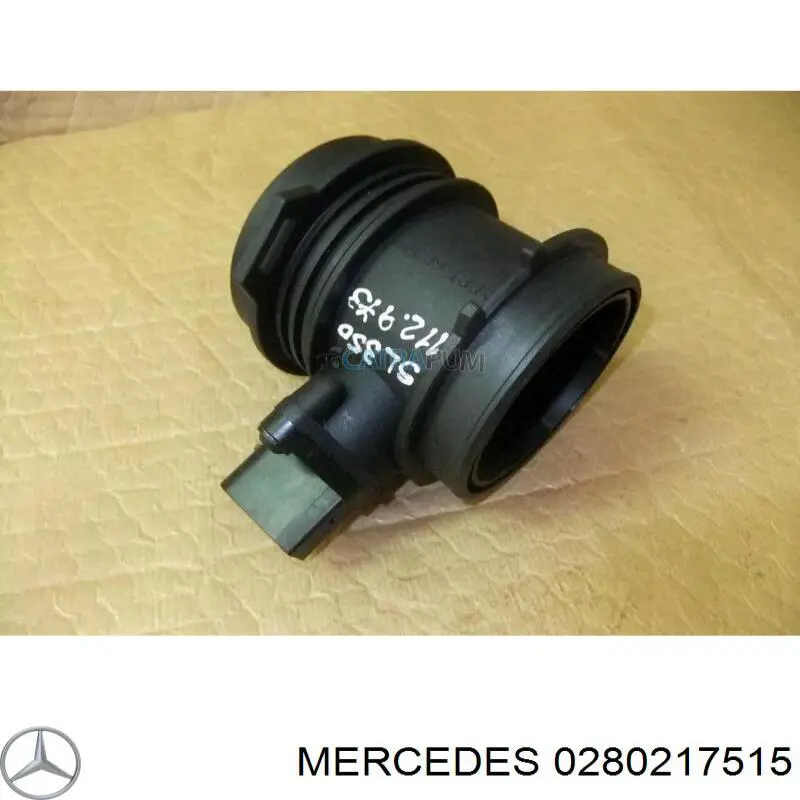 0280217515 Mercedes sensor de flujo de aire/medidor de flujo (flujo de aire masibo)