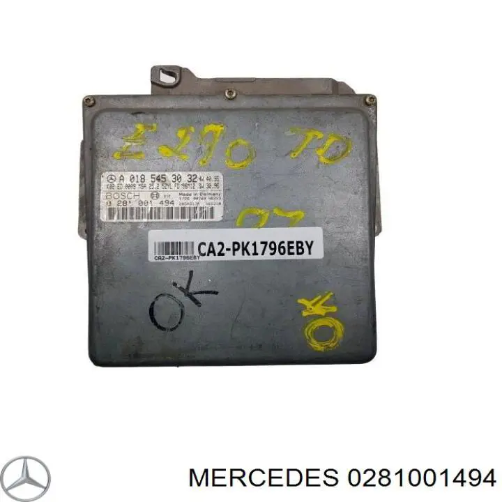  Centralina Del Motor / Modulo De control Del Motor (ecu) para Mercedes E S210