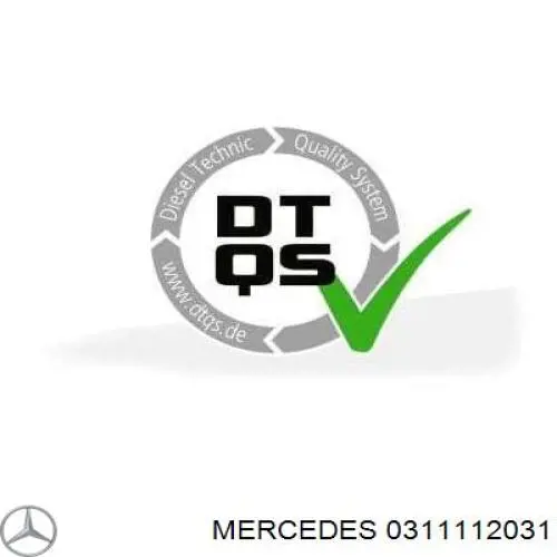 0311112031 Mercedes cojinete de desembrague