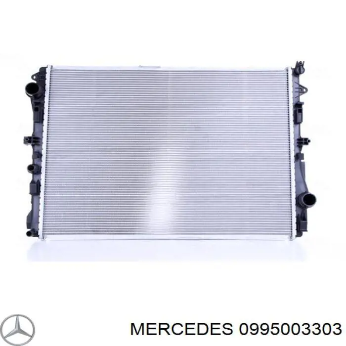 0995003303 Mercedes radiador refrigeración del motor