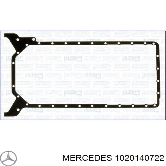 1020140722 Mercedes junta, tapón roscado, colector de aceite