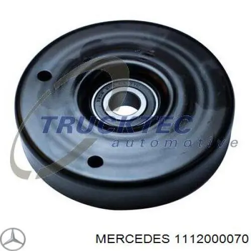 1112000070 Mercedes rodillo, correa trapecial poli v