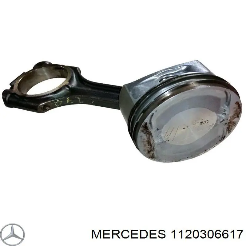 1120306617 Mercedes pistón completo para 1 cilindro, std