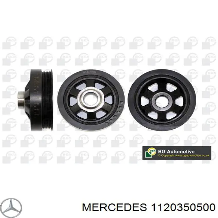 1120350500 Mercedes polea, cigüeñal