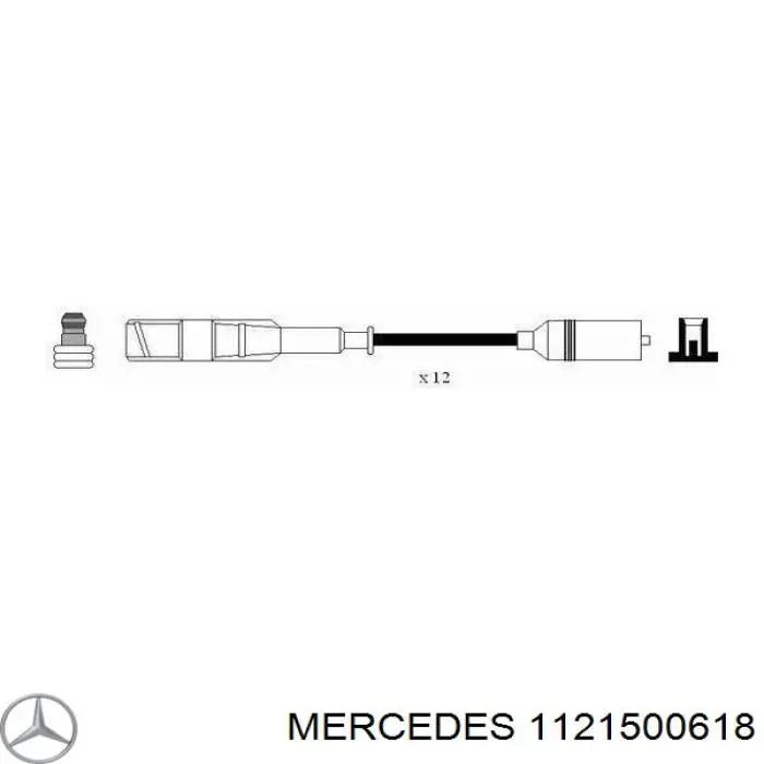 1121500618 Mercedes juego de cables de encendido