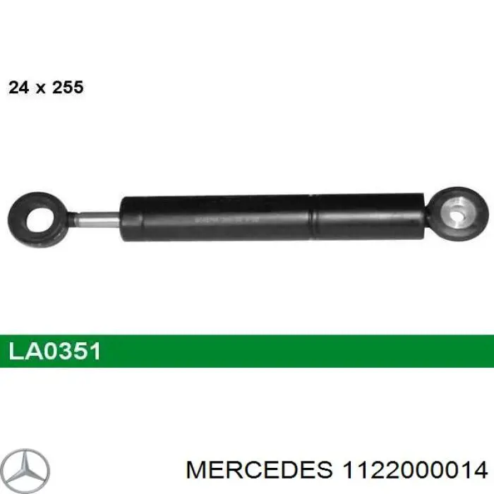 1122000014 Mercedes tensor de correa de el amortiguador