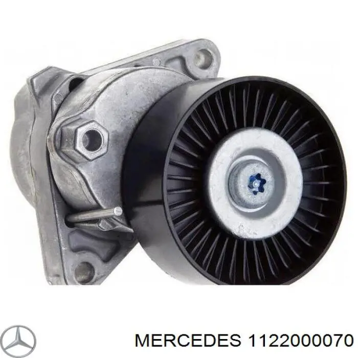 1122000070 Mercedes tensor de correa, correa poli v