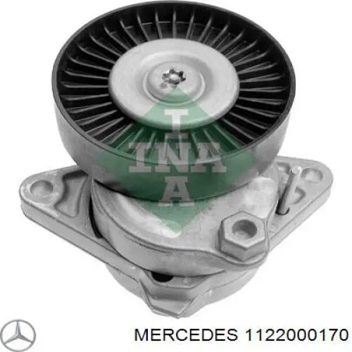 1122000170 Mercedes tensor de correa, correa poli v