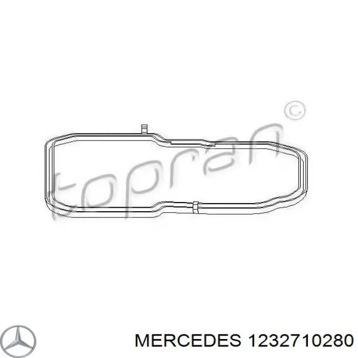 1232710280 Mercedes junta, cárter de aceite, caja de cambios