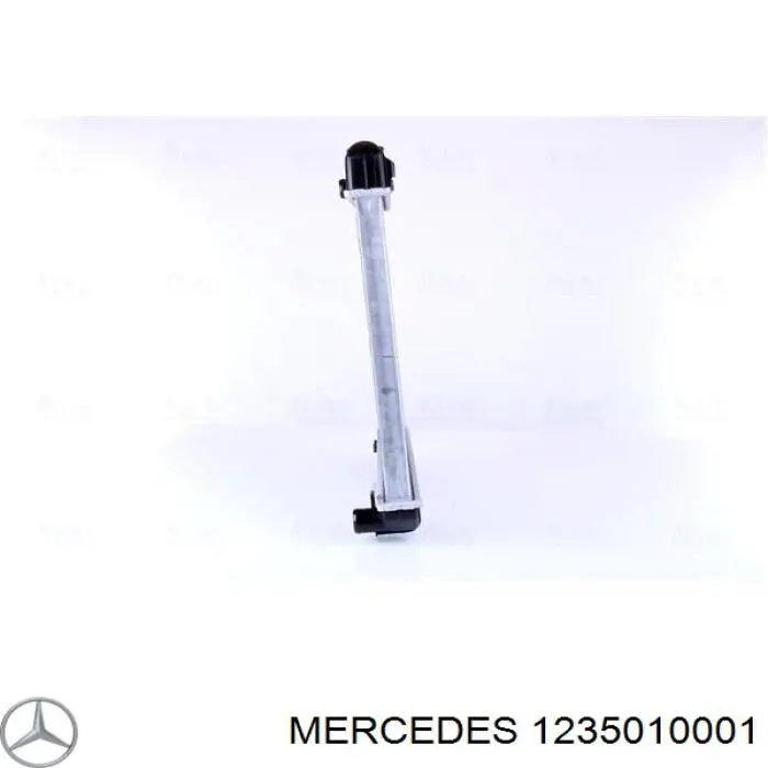 1235010001 Mercedes radiador refrigeración del motor