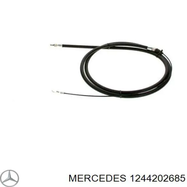 1244202685 Mercedes cable de freno de mano delantero