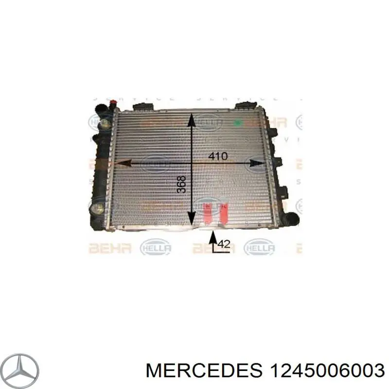 1245006003 Mercedes radiador refrigeración del motor