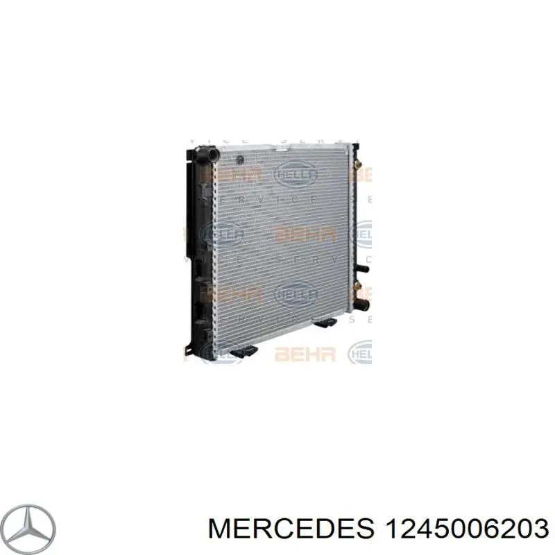 1245006203 Mercedes radiador refrigeración del motor