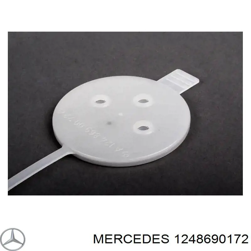 1248690172 Mercedes tapa de depósito del agua de lavado