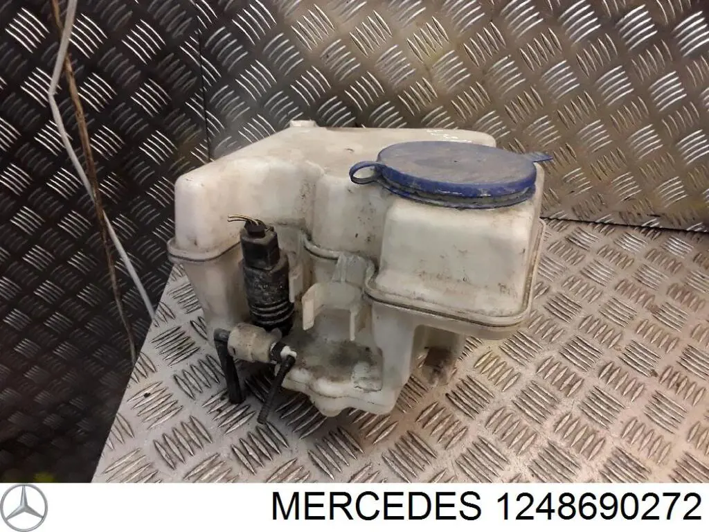 1248690272 Mercedes tapa de depósito del agua de lavado