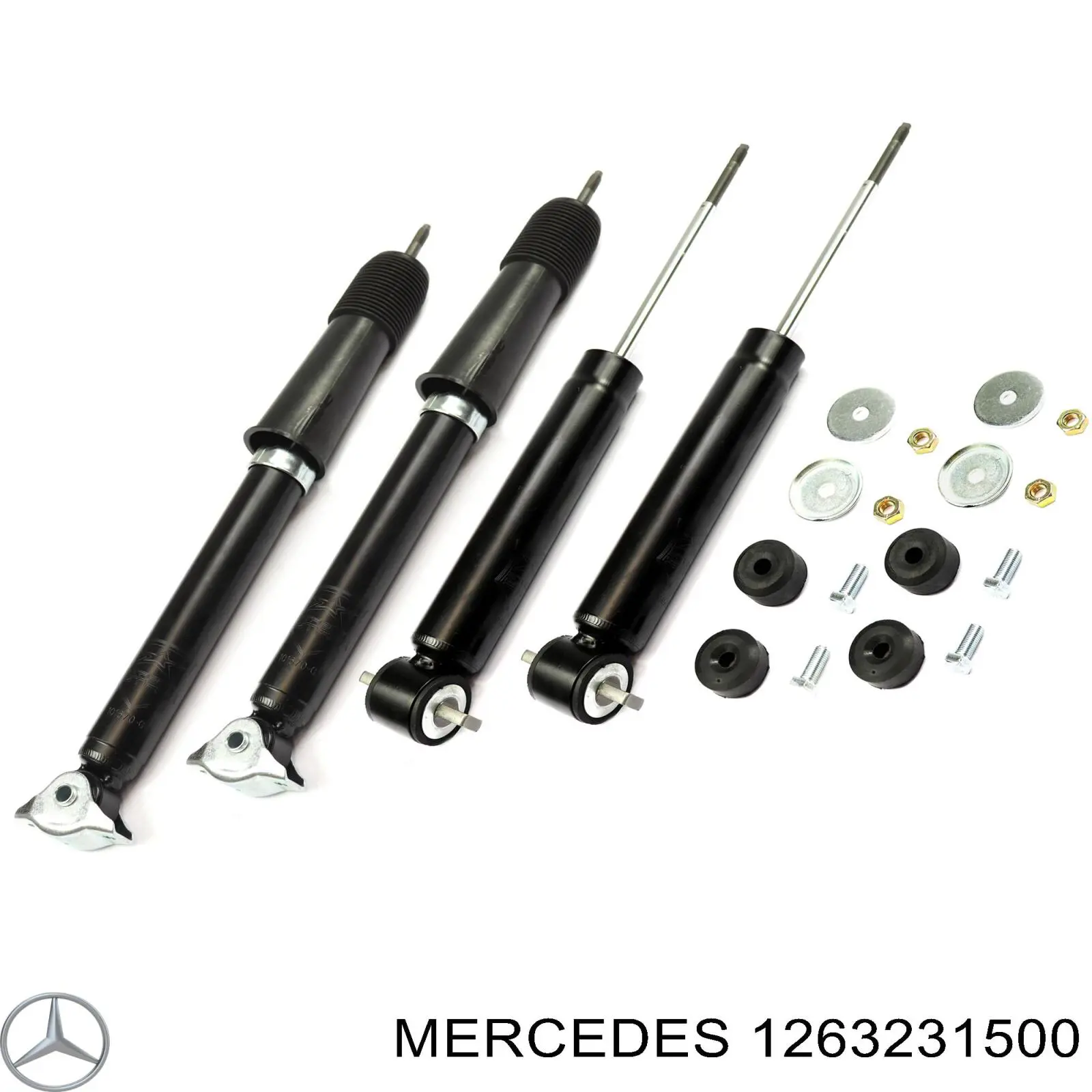 1263231500 Mercedes amortiguador delantero