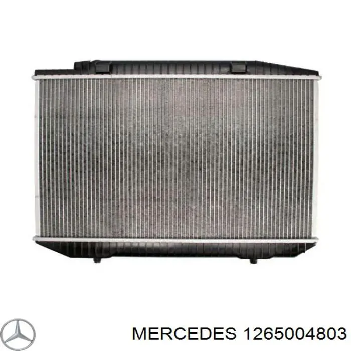 1265004803 Mercedes radiador refrigeración del motor