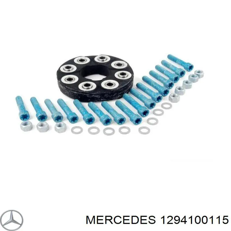 1294100115 Mercedes articulación, árbol longitudinal, delantera/trasera