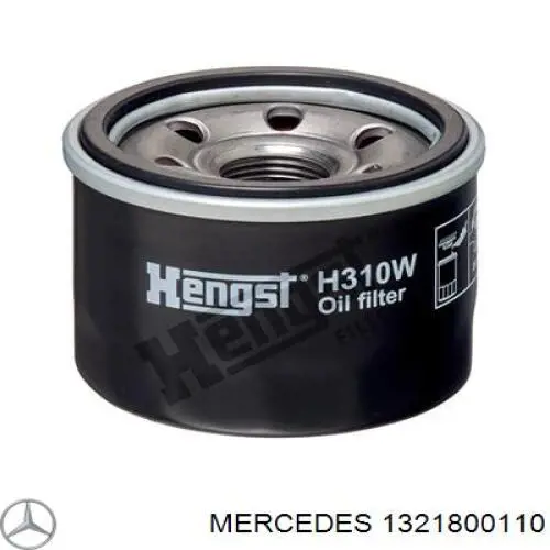 1321800110 Mercedes filtro de aceite