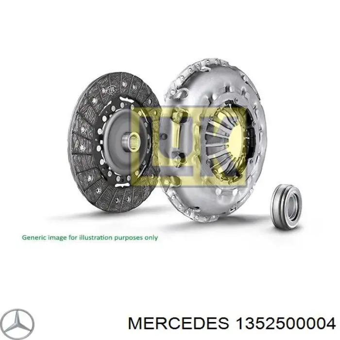 1352500004 Mercedes plato de presión del embrague