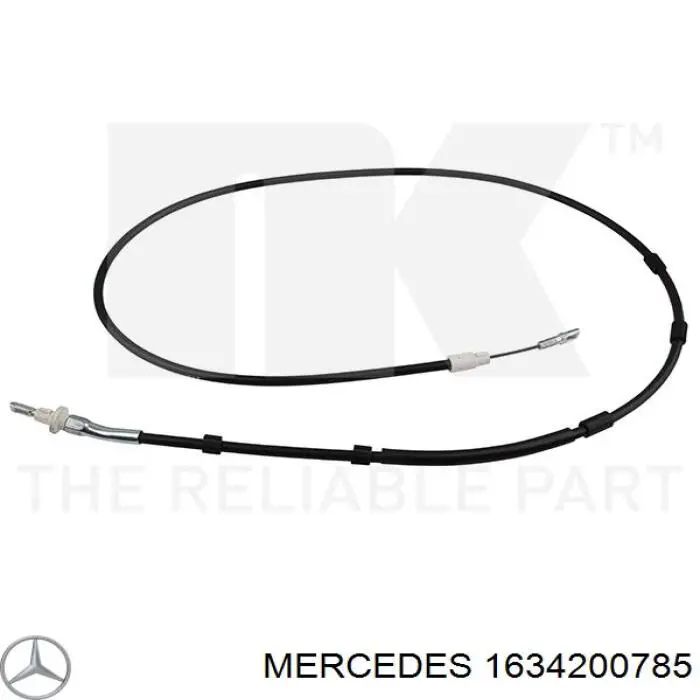 1634200785 Mercedes cable de freno de mano trasero izquierdo