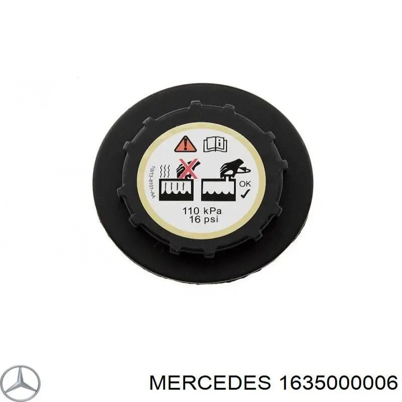 1635000006 Mercedes tapón de expansión de refrigerante/anticongelante