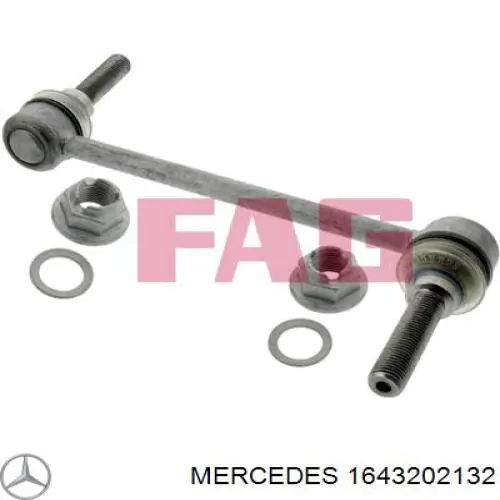 1643202132 Mercedes soporte de barra estabilizadora delantera