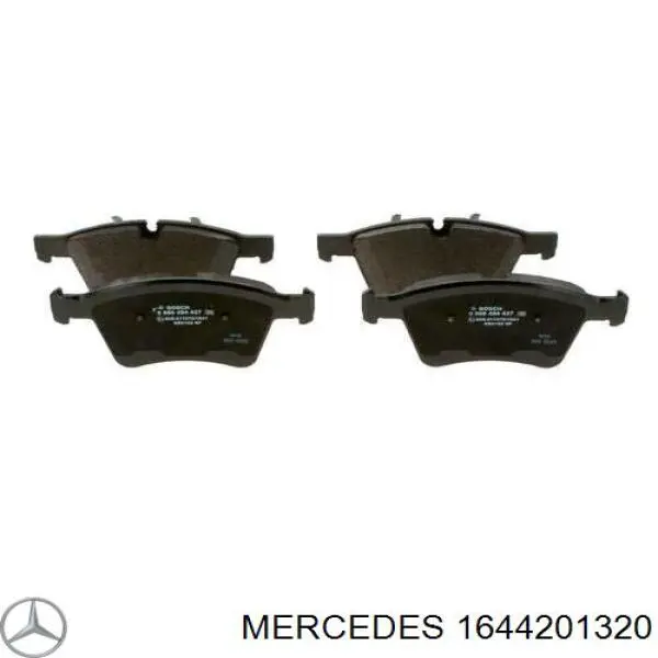 1644201320 Mercedes pastillas de freno delanteras