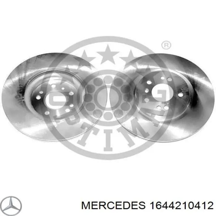 1644210412 Mercedes freno de disco delantero